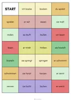 Vorschau - Spiele - einfache Verben - Domino Spiel - Seite 3