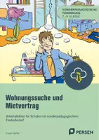 Vorschau - Stundenentwürfe - Wohnungssuche & Mietvertrag - für Schüler mit Förderbedarf - Deckblatt