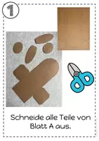 Vorschau - Stationenlernen - Osternest basteln – Hase aus Papier | Vorlage & Anleitung - Seite 2