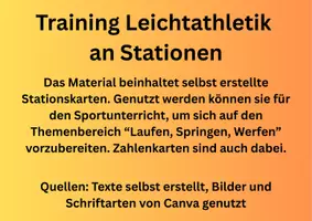 Vorschau - Stationenlernen - Laufen,Springen, Werfen- Training an Stationen - Seite 1