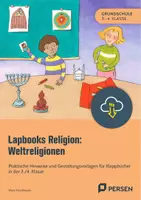 Vorschau - Stundenentwürfe - Lapbooks Weltreligionen - Gestaltungsvorlagen - Deckblatt