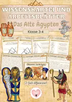 Vorschau - Arbeitsblätter - Das Alte Ägypten | Altes Ägypten | Wissenskartei und Arbeitsblätter | Unterrichtsreihe | Klasse 3,4 | Sachunterricht - Deckblatt