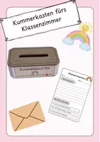 Vorschau - Arbeitsblätter - Kummerkasten für das Klassenzimmer - Deckblatt