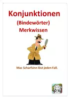 Vorschau - Merkblätter - Konjunktioen einsetzen (Merkwissen) - Deckblatt