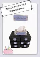 Vorschau - Bildkarten - Ausleihstation Klassenzimmer - Deckblatt