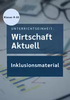 Vorschau - Arbeitsblätter - Wirtschaft aktuell – Differenzierte Version (Lernförderung) - Deckblatt