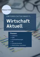 Vorschau - Arbeitsblätter - Materialpaket: Wirtschaft aktuell - Deckblatt