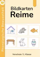 Vorschau - Bildkarten - Reime: Bildkarten zu Reimpaaren und Reimtrios | Phonologische Bewusstheit - Deckblatt