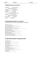 Vorschau - Test - Lernzielkontrolle Grammatik 8. Klasse - Seite 1