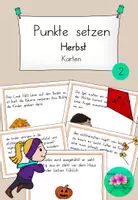Vorschau - Arbeitsblätter - HERBST🍁 -Satzgrenzen erkennen und Punkte setzen 2 - zweifach differenziert - Deckblatt