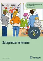 Vorschau - Arbeitsblätter - Satzgrenzen erkennen - sonderpädagogischer Förderbedarf - Deckblatt
