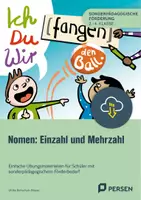 Vorschau - Stundenentwürfe - Nomen: Einzahl und Mehrzahl - sonderpädagogischer Förderbedarf - Deckblatt