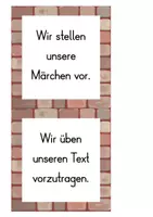 Vorschau - Mal- und Bastelvorlagen - Märchen Reihentransparenz Pultperle - Seite 3