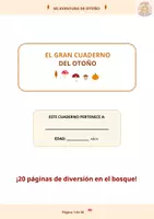 Vista previa - Hojas de trabajo - Cuadernillo de Otoño 20 Páginas - página 2