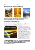 Vorschau - Unterrichtsreihen - Klimazonen in Europa – verstehen, anwenden, vergleichen - Seite 1