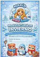 Vista previa - Hojas de trabajo - Cuadernillo de Invierno 20 pagina - Portada