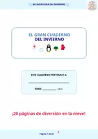 Vista previa - Hojas de trabajo - Cuadernillo de Invierno 20 pagina - página 2