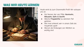 Vorschau - Arbeitsblätter - Wer oder was ? Die vier Fälle im Deutschen - Seite 2