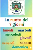 Vorschau - Arbeitsblätter - La ruota della settimana - La ruota dei 7 giorni - Deckblatt