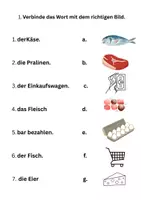 Vorschau - Arbeitsblätter - Im Supermarkt - A1 Wortschatz DaZ - Seite 3