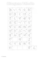 Vorschau - Arbeitsblätter - Japanisch für Einsteiger: Hiragana Tabellen (basic) - Seite 2