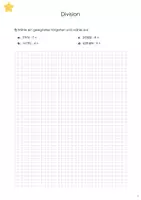 Vorschau - Arbeitsblätter - Division Arbeitsblätter 5./6. Klasse – schriftlich & halbschriftlich dividieren | differenziert mit Lösungen - Seite 1