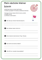 Vorschau - Arbeitsblätter - Ziele setzen & dranbleiben – Arbeitsblätter - Seite 3