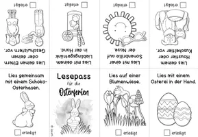 Vorschau - Arbeitsblätter - Lesepass Osterferien & Ostern – Lesemotivation für Klasse 1–2 | Osterferien-Leseaufgaben - Seite 3