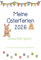 Vorschau - Arbeitsblätter - Osterferienheft mit Ferienbingo / Lineatur Klasse 3 - Seite 1