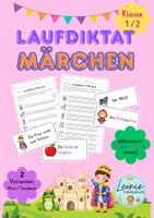 Vorschau - Spiele - Laufdiktat Märchen (Klasse 1-2) - Deckblatt