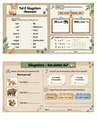 Vorschau - Spiele - Englisch Tiere Grundschule – Arbeitsblätter & Übungen (Klasse 2–4) | Animals, Pets, Vocabulary - Seite 3