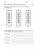 Vorschau - Arbeitsblätter - Kurzeinheit: Thermometer und Temperatur - Seite 3