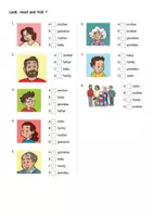 Попередній перегляд - Cambridge based Family worksheets_vocabulary - Сторінка 1