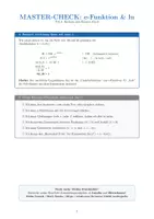 Vorschau - Merkblätter - FREEBIE: e-Funktion & natürlicher Logarithmus (ln) – Das ultimative Master-Check Merkblatt (2 Seiten) - Seite 1