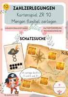 Vorschau - Stundenentwürfe - wachsendes Materialpaket ALLE Materialien für 1./2. Klasse Mathe ZR 10 20 100 - Seite 1