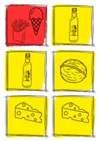 Vorschau - Arbeitsblätter - Ernährungspyramide Neu - Karten & Arbeitsblatt - Seite 3