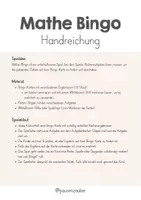 Vorschau - Spiele - Mathe-Bingo (großes 1x1) - Seite 2