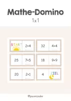 Vorschau - Spiele - Mathe-Domino 1x1 (2) - Deckblatt