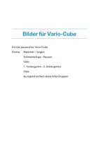 Vorschau - Spiele - Bilder für Vario Cube Kinder Gruppen Platzwechsel Spiel - Seite 1