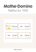 Vorschau - Spiele - Mathedomino - Addition bis 1000 (1) - Deckblatt