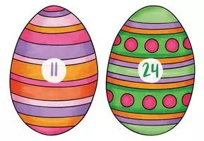 Vorschau - Arbeitsblätter - Rechenspaziergang - Ostern - 2. Klasse - Mathe - Seite 3