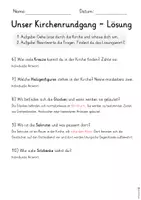 Vorschau - Arbeitsblätter - Kirchenralley - Fragen beantworten im Kirchenbesuch - Seite 3