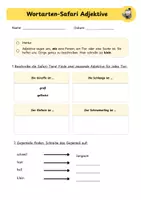 Vorschau - Unterrichtsreihen - Wortarten-Safari – Nomen, Verben & Adjektive entdecken - Seite 3