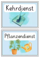 Vorschau - Mal- und Bastelvorlagen - Klassendienste für die Grundschule - Seite 3