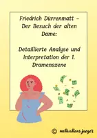 Vorschau - Text - Der Besuch der alten Dame: Analyse und Interpretation von Szene 1 - Deckblatt