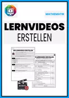 Vorschau - Arbeitsblätter - Lernvideos in Mathematik erstellen - Deckblatt