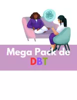 Vista previa - Hojas de trabajo - Mega Pack de DBT - página 1