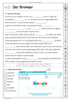 Vorschau - Arbeitsblätter - Internet-Lexikon: Browser, Links und Cookies - Seite 1