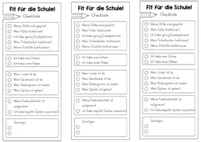 Vorschau - Arbeitsblätter - Schulmaterial - Checkliste - Seite 3
