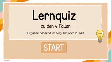 Vorschau - Präsentationen/Tafelbilder - Materialpaket Die vier Fälle interaktiv - Seite 2